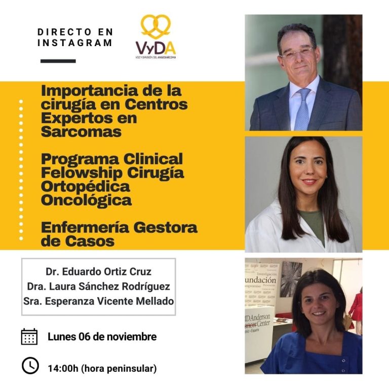 Lee más sobre el artículo Entrevista sobre la importancia de la cirugía en el tratamiento del sarcoma, el programa Fellowship y la Gestora de Casos