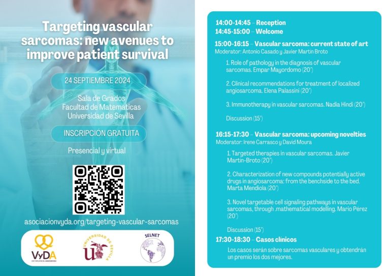 Lee más sobre el artículo Targeting vascular sarcomas: new avenues to improve patient survival