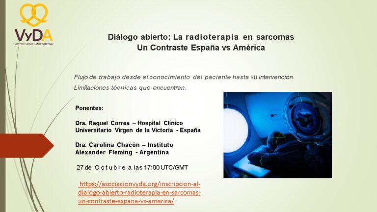 Lee más sobre el artículo Diálogo abierto sobre la radioterapia en sarcomas